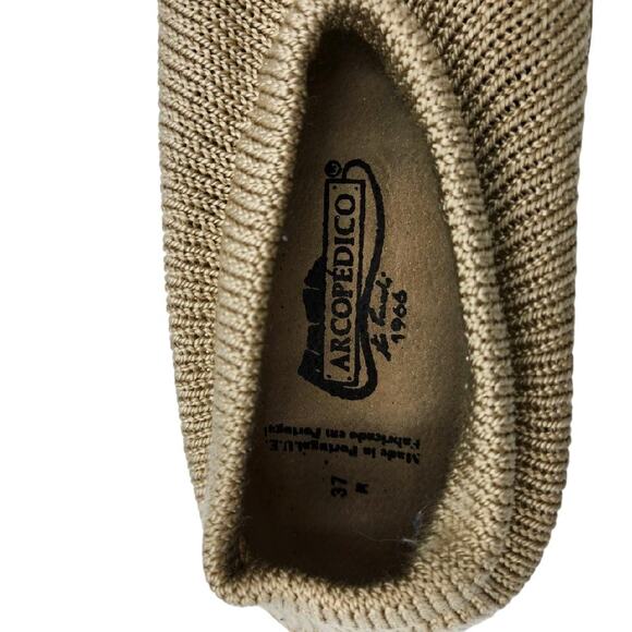 Arcopedico Sec V Slip On Womens Size EU‎ 37 US 6.5 Beige - Picture 11 of 12